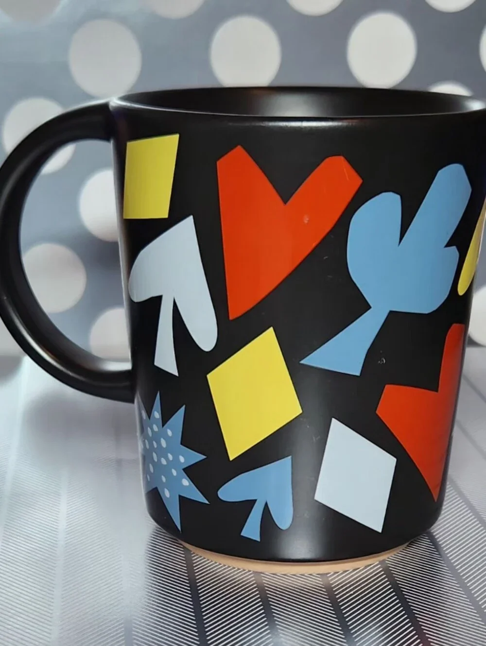 Starbucks Las Vegas 777 Triple 7 & Playing Cards Ceramic Black Coffee Mug 12oz